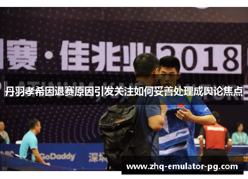 丹羽孝希因退赛原因引发关注如何妥善处理成舆论焦点